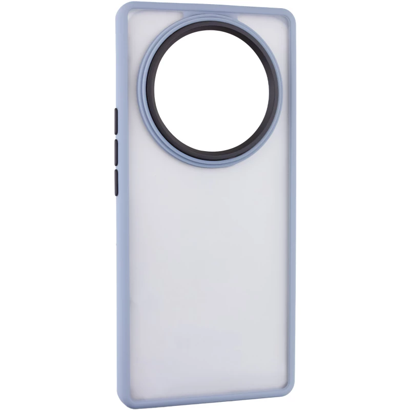 Чохол TPU+PC Lyon Frosted на Xiaomi Redmi Note 14 Pro 4G – Блакитний / Sky Blue. Фото 2 з 7