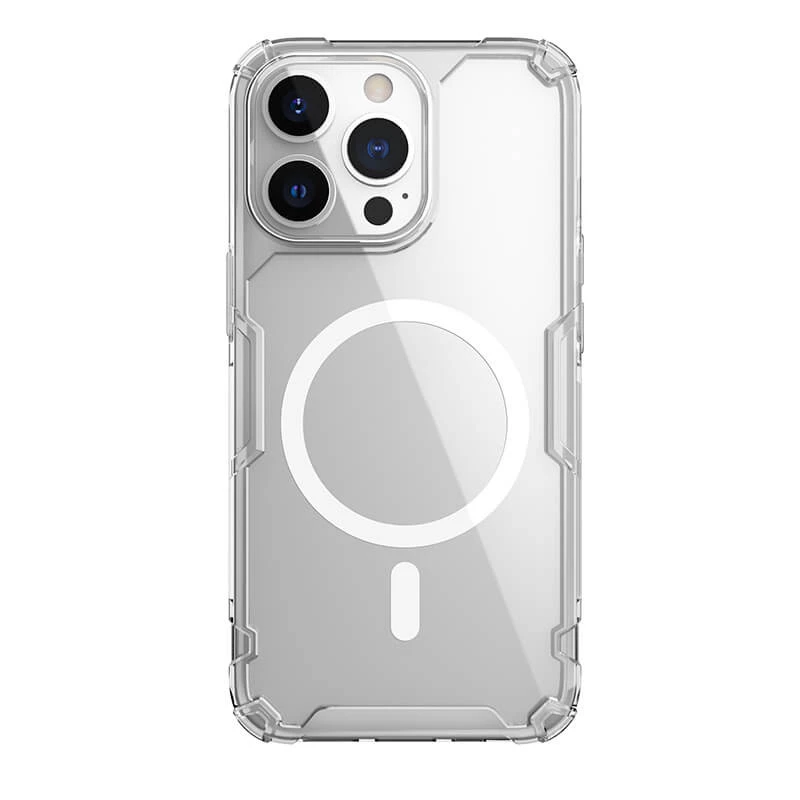 

TPU чохол Nillkin Nature Pro з MagSafe на Apple iPhone 15 Pro (6.1") (Безбарвний (прозорий))