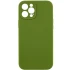 Чохол Silk Full Camera Protective (AA) NO LOGO для Apple iPhone 12 Pro Max (6.7") – Зелений / Dark Olive. Фото 1 з 5