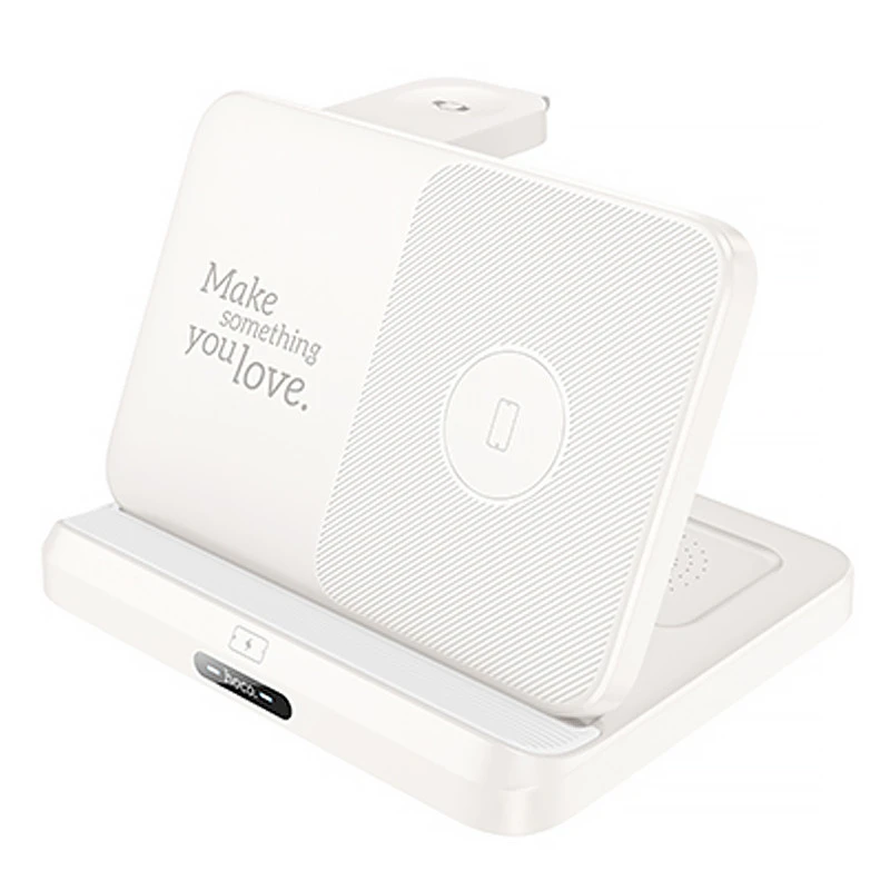БЗУ Hoco CQ7 Fold Charge 3-in-1 – White. Фото 1 из 1