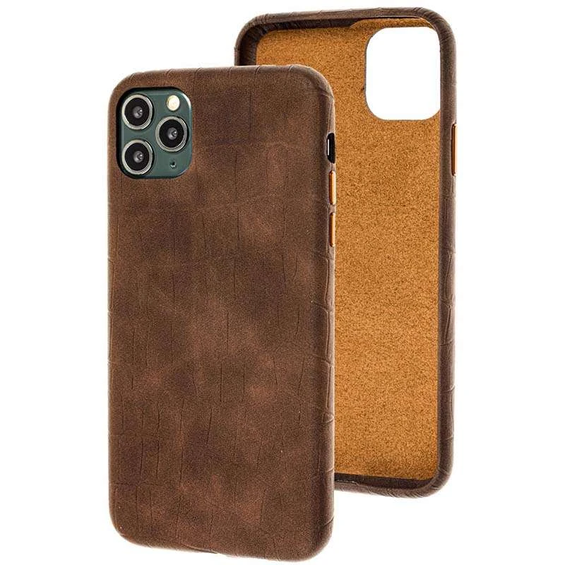 

Шкіряний чохол Croco на Apple iPhone 11 Pro (5.8") (Brown)