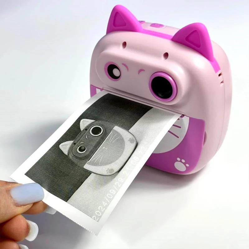 Дитяча фотокамера моментальним друку Cat D6 – Pink. Фото 3 з 6