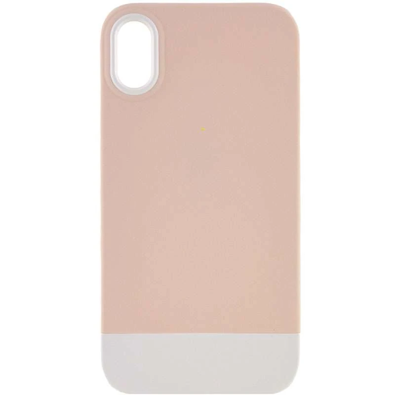 

Двоколірний чохол Bichromatic на Apple iPhone X (5.8") (Grey-beige / White)