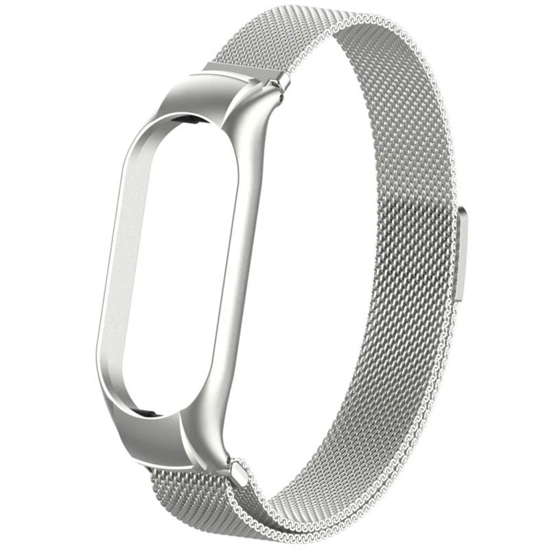 Ремінець Milanese Loop Design для Xiaomi Mi Band 9 – silver. Фото 3 з 3