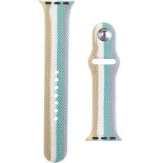 Силиконовый ремешок Braided для Apple watch 38mm / 40mm фото 1 из 2