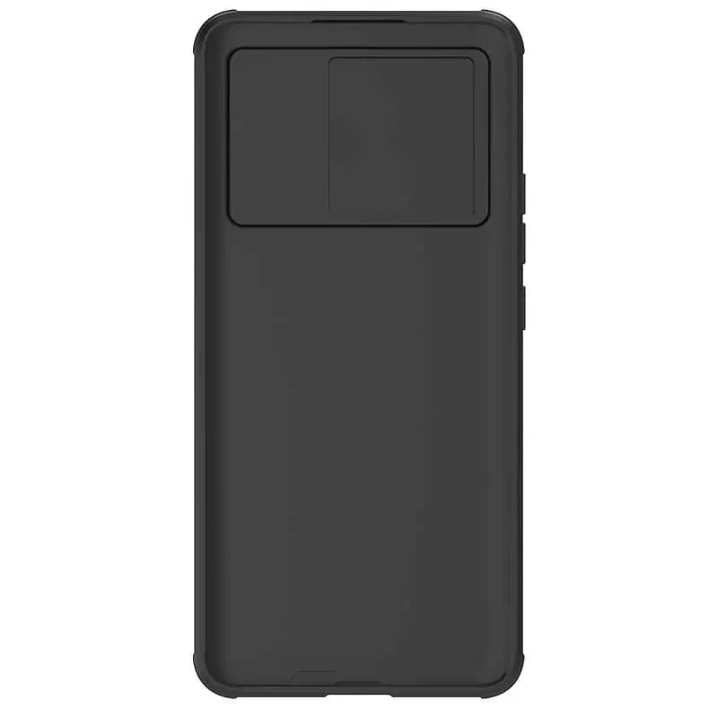 Карбована накладка Nillkin Pro зі шторкою для камери на Xiaomi 13T – Black. Фото 6 з 8
