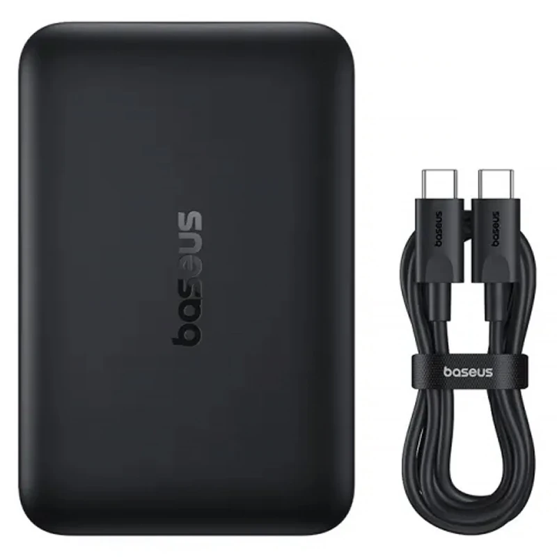 Портативний ЗП Power Bank Baseus EnerFill FM11 Ultra-Mini 22.5W з БЗП 10000mAh (P1008210E123) – Black. Фото 7 з 11
