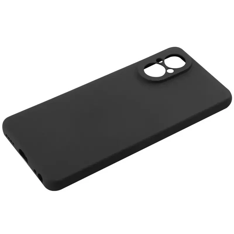 Чёрный силиконовый чехол Epik с защитой камеры для Realme C67 4G – Черный. Фото 3 из 3