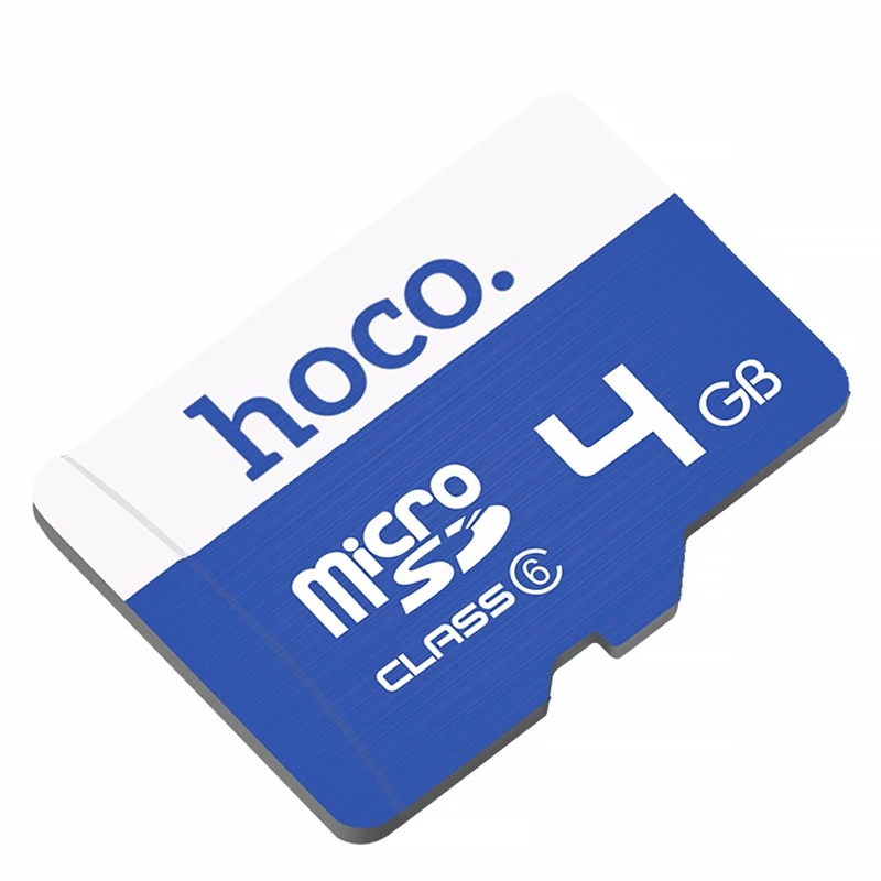 Карта пам'яті Hoco microSDHC 4GB Card Class 6 – Blue. Фото 1 з 2
