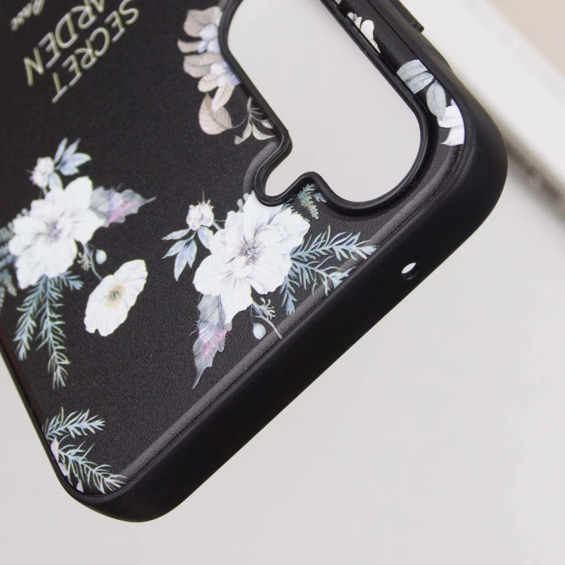 TPU+PC чехол Secret Garden для Samsung Galaxy A35 – Black. Фото 11 из 12