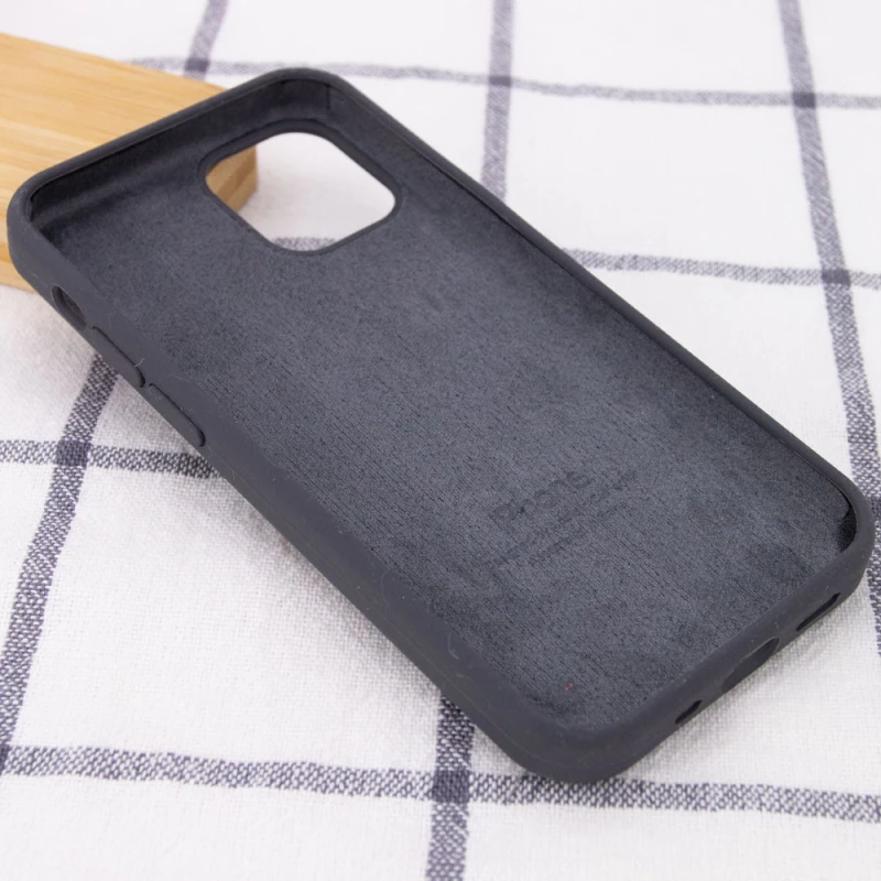 Чохол Silicone Case з закритим низом на Apple iPhone 16 Pro – Сірий / Dark Gray. Фото 5 з 8