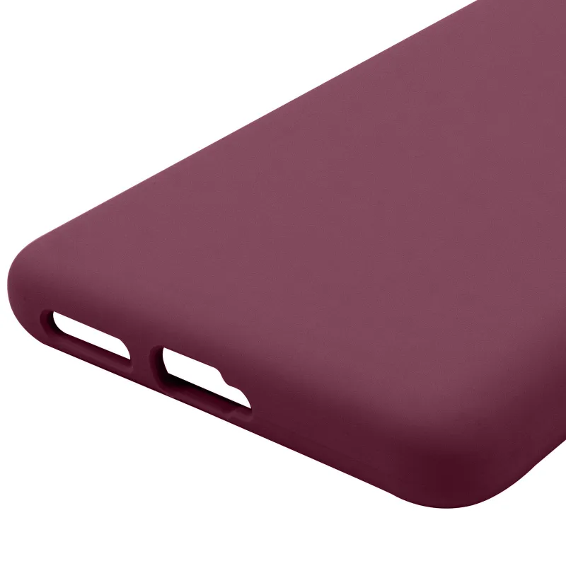 Чохол Silicone Case Lakshmi Premium із закритою камерою для Xiaomi 11T / 11T Pro – Бордовий / Plum. Фото 6 з 6