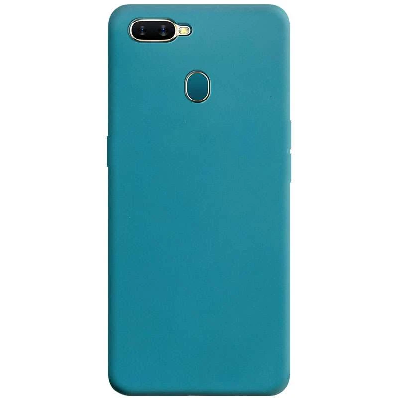 

Кольоровий силіконовий чохол на Oppo A5s / Oppo A12 (Синій / Powder Blue)