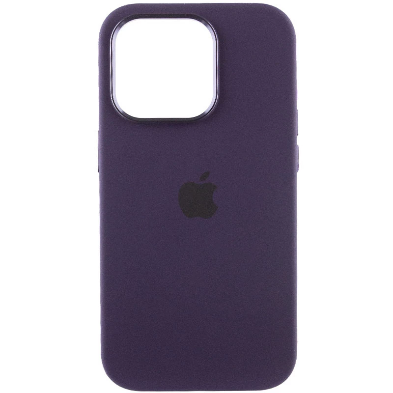 Чохол Silicone Case з металевими кнопками на Apple iPhone 13 Pro (6.1") – Фіолетовий / Elderberry. Фото 3 з 9