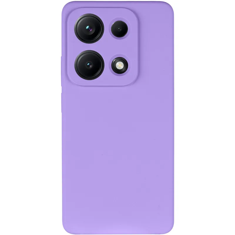 Чохол Silicone Case Lakshmi Premium із закритою камерою для Xiaomi Redmi Note 14S – Бузковий / Dasheen. Фото 3 з 10