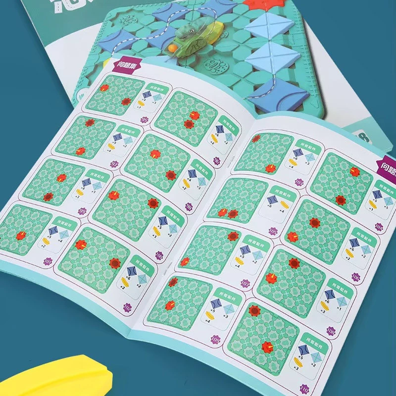 Настільна інтерактивна гра Ummi BS779 Logical Road Builder (Mini) – Green. Фото 10 з 10