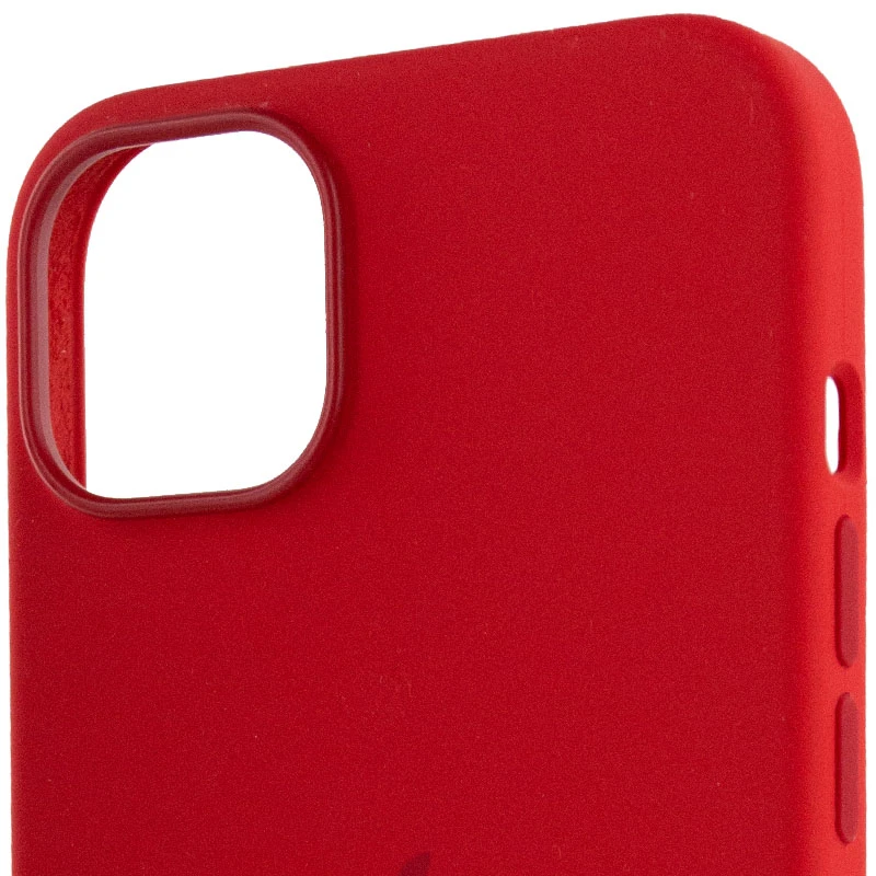 Чохол Silicone case (AAA) with Magsafe для Apple iPhone 14 (6.1") – Червоний / Red. Фото 6 з 8