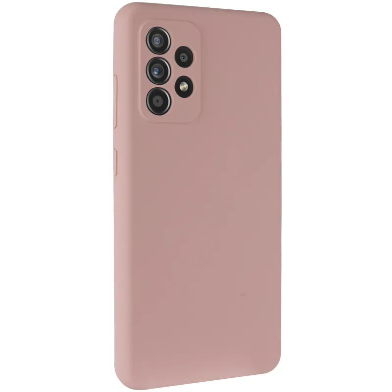 Чехол Silicone Case Lakshmi Premium з закритою камерою на Samsung Galaxy A52 4G / A52 5G – Розовый / Pink Sand. Фото 15 из 20