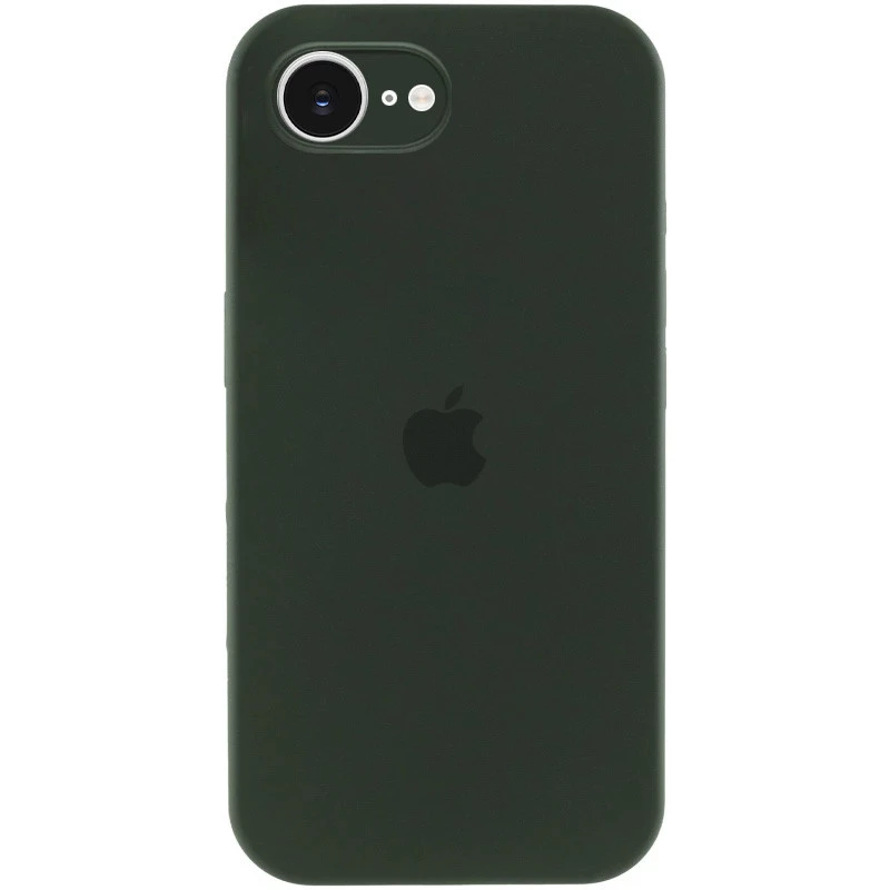 Чохол Silicone Case з захистом камери на Apple iPhone 17e (6.1") – Зелений / Cyprus Green. Фото 1 з 4