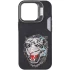 TPU+PC чохол з тваринами для Apple iPhone 15 (6.1") – Black Tiger. Фото 3 з 7