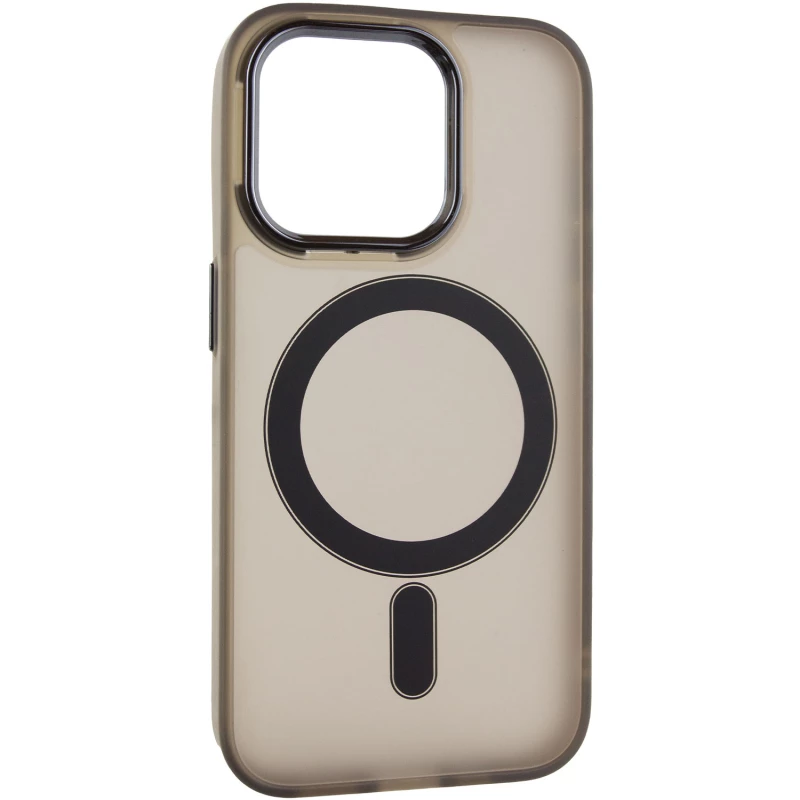 Кольоровий TPU+PC з MagSafe на Apple iPhone 12 Pro Max (6.7") – Dark Gray. Фото 5 з 11