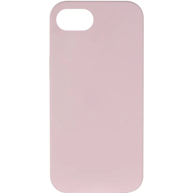 Чехол Silk Full Protective (AA) NO LOGO для Apple iPhone 16e (6.1") – Розовый / Chalk Pink. Фото 1 из 1