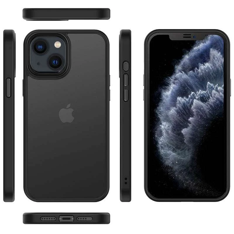 TPU+PC з металевими кнопками на Apple iPhone 13 mini (5.4") – Чорний / Black. Фото 4 з 5