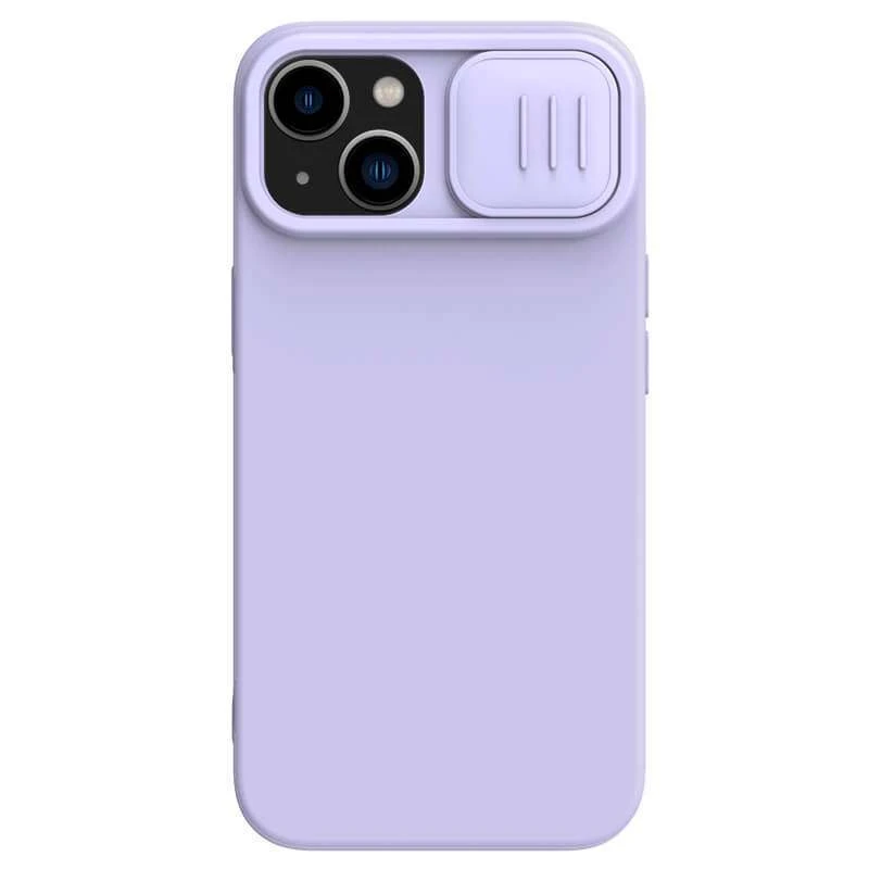 

Силіконова накладка Nillkin Camshield Silky на Apple iPhone 14 Max (6.7") (Бузковий)