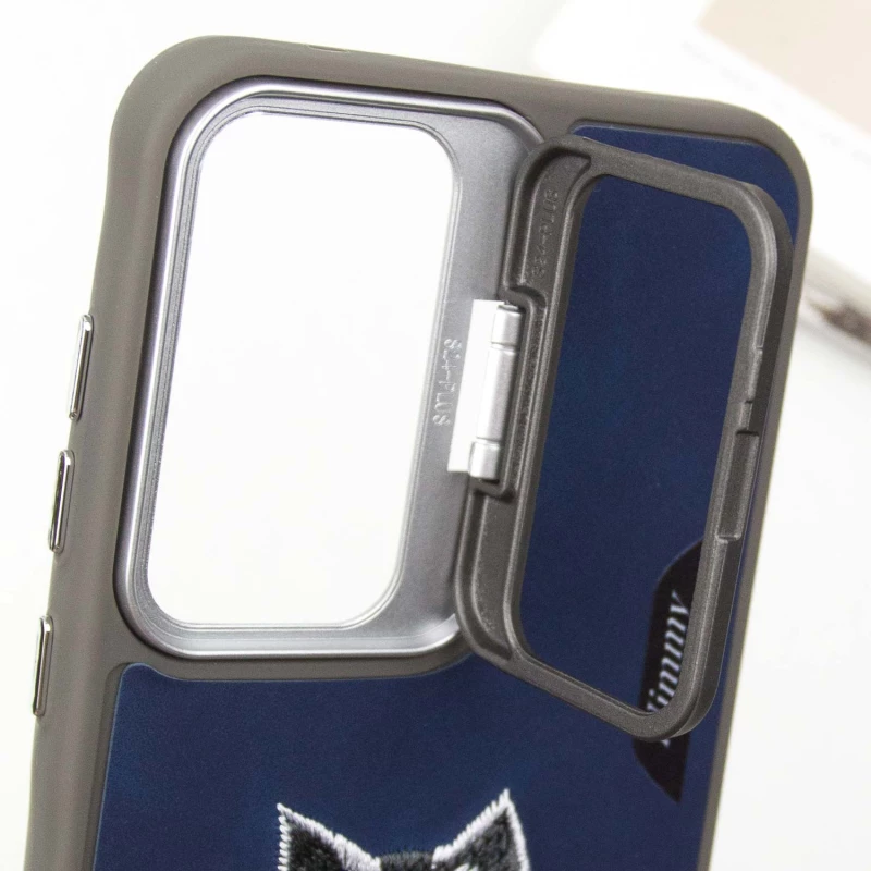 TPU+PC чехол с животными для Samsung Galaxy A55 – Blue Wolf. Фото 7 из 9