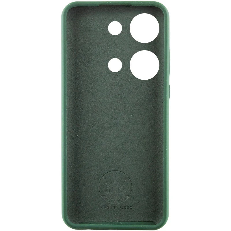 Силіконовий чохол Cover Lakshmi з захистом камери для Xiaomi Poco X6 Pro – Зелений / Dark green. Фото 2 з 2