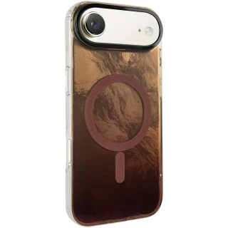 Силіконовий чохол Shiny Mountain (MagFit) для Apple iPhone 17 Air (6.5") — Chocolate