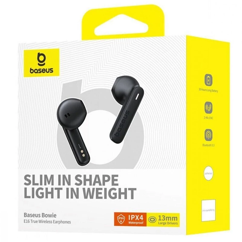 Беспроводные TWS наушники Baseus Bowie E16 (A00061900) фото 2 из 2