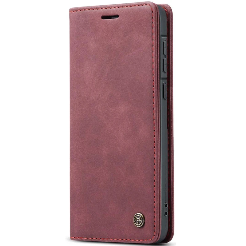 Кожаный чехол-книжка CaseMe Velvet Nubuck для Samsung Galaxy A57 5G – Red. Фото 1 из 4
