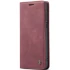 Кожаный чехол-книжка CaseMe Velvet Nubuck для Xiaomi Redmi Note 15 4G/5G (EU) – Red. Фото 1 из 4