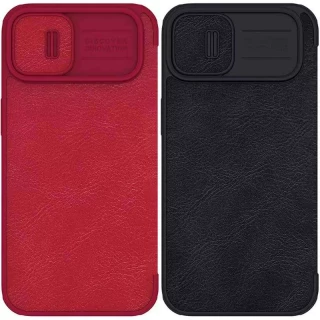 Шкіряний чохол-книжка Nillkin Qin Pro Camshield для Apple iPhone 14 Plus (6.7") фото 1 Шкіряний чохол-книжка Nillkin Qin Pro Camshield для Apple iPhone 14 Plus (6.7") фото 1 з 2