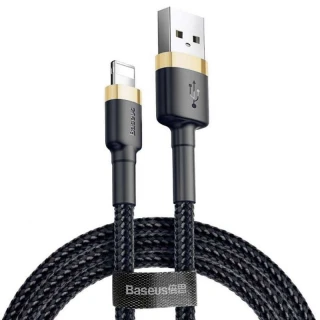 Дата кабель Baseus Cafule Lightning Cable 2.4A (1m) (CALKLF-B) фото 1 з 4