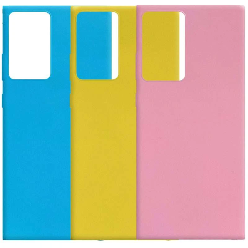 Кольоровий силіконовий чохол на Samsung Galaxy Note 20 Ultra фото 2 з 2