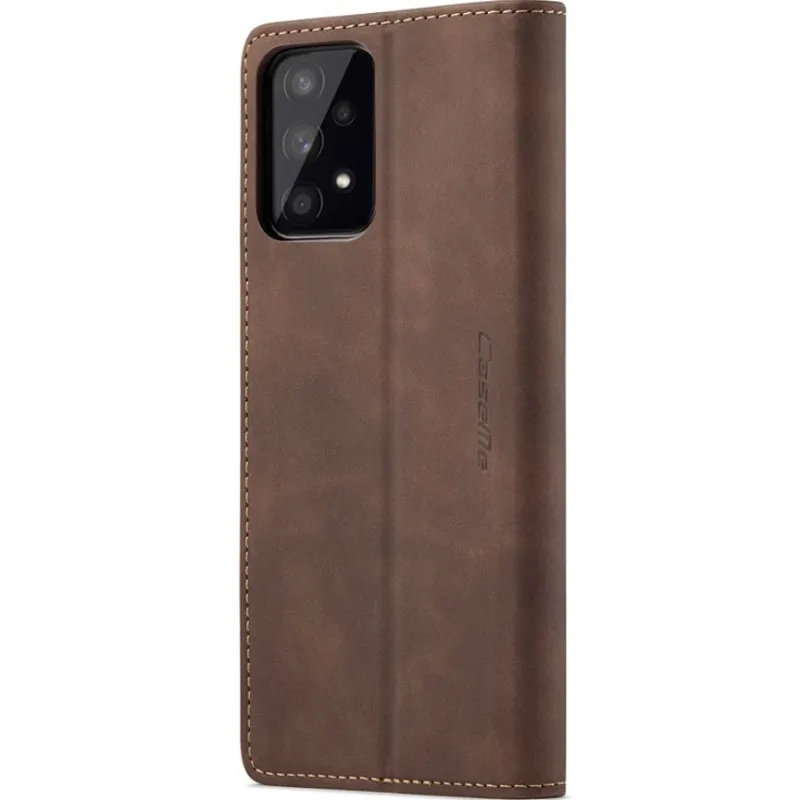 Шкіряний чохол-книжка CaseMe Velvet Nubuck для Samsung Galaxy A32 (A326B) 5G – Coffee. Фото 4 з 6