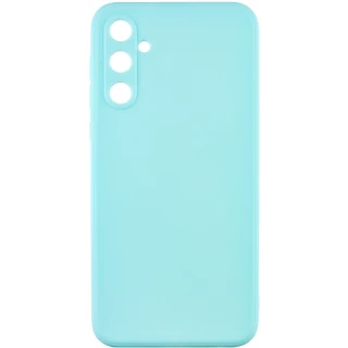 Цветной силиконовый чехол с защитой камеры для Samsung Galaxy A55 — Зеленый / Menthol