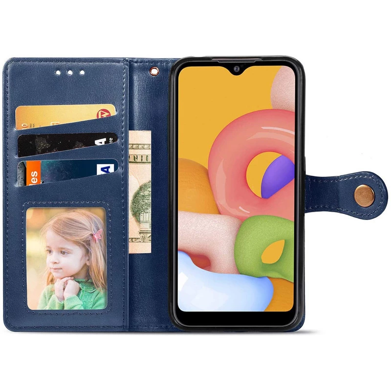 Чохол-книжка GETMAN галант на Motorola Moto G54 – Синій. Фото 2 Чохол-книжка GETMAN галант на Motorola Moto G54 – Синій. Фото 2 з 5