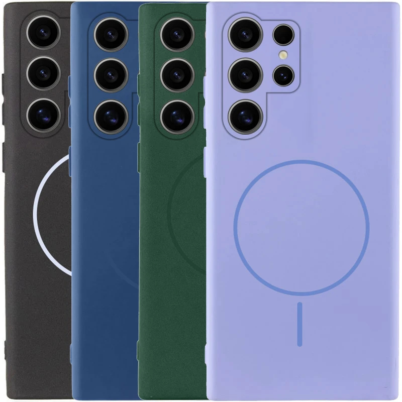 Чохол Silicone Cover Lakshmi Full Camera (AA) with Magnetic Fit для Samsung Galaxy S25 Ultra фото 1 з 2
