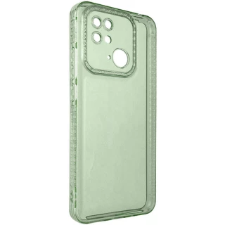 Силіконовий чохол з візерунком на Xiaomi Redmi 10C — Зелений