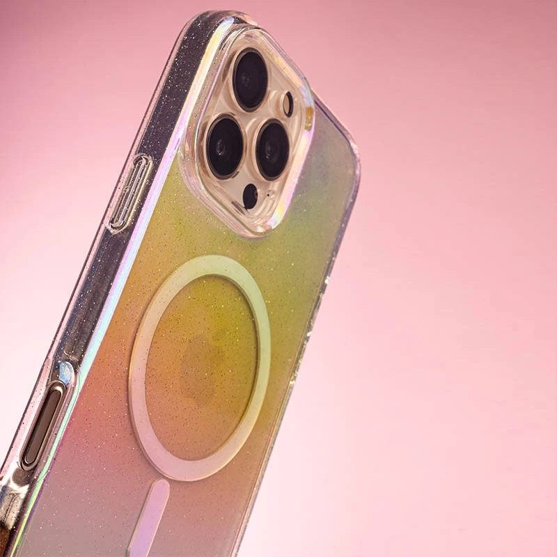 Чехол с блестками и MagSafe на Apple iPhone 16 Pro Max – Chroma+Glitter. Фото 4 из 9