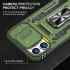 Ударопрочный чехол Square Ring c шторкой на камеру для Apple iPhone 12 (6.1") – Оливковый / Army Green. Фото 6 из 7