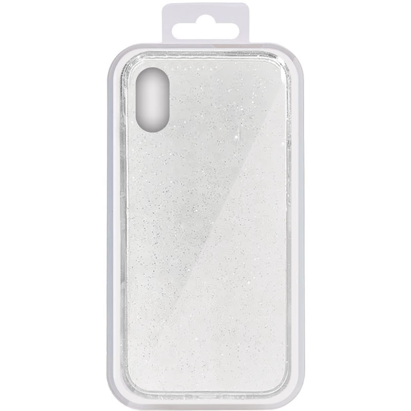 Блестящий силиконовый чехол на Apple iPhone XS – Clear. Фото 4 из 5