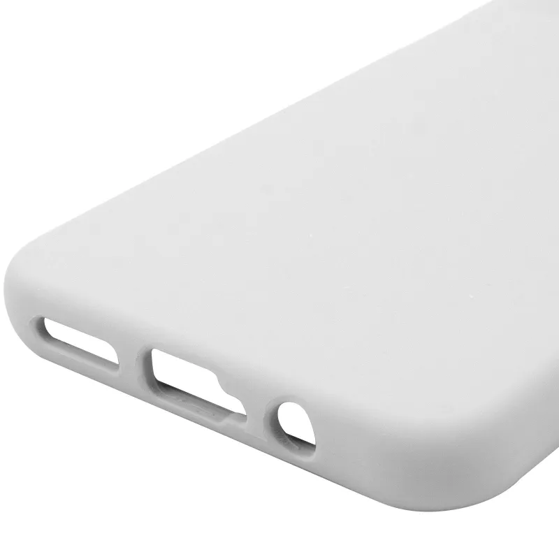 Чехол Silicone Case Lakshmi Premium з закритою камерою на Motorola Moto G35 – Белый / White. Фото 6 из 6