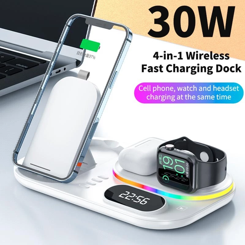 БЗП + годинник A06 4in1 – White. Фото 5 з 6