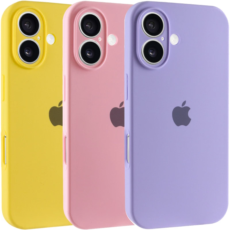 Чохол Silicone Case з захистом камери на Apple iPhone 16 Plus фото 2 з 2