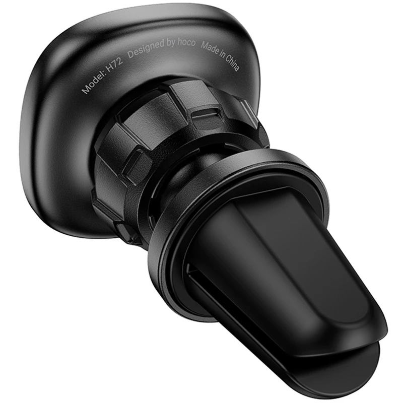 Автодержатель Hoco H72 Crown magnetic (air outlet) – Black / Metal gray. Фото 5 из 6
