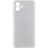 Цветной силиконовый чехол GETMAN с закрытой камерой на Samsung Galaxy A18 – Серый / Lavender. Фото 1 из 1